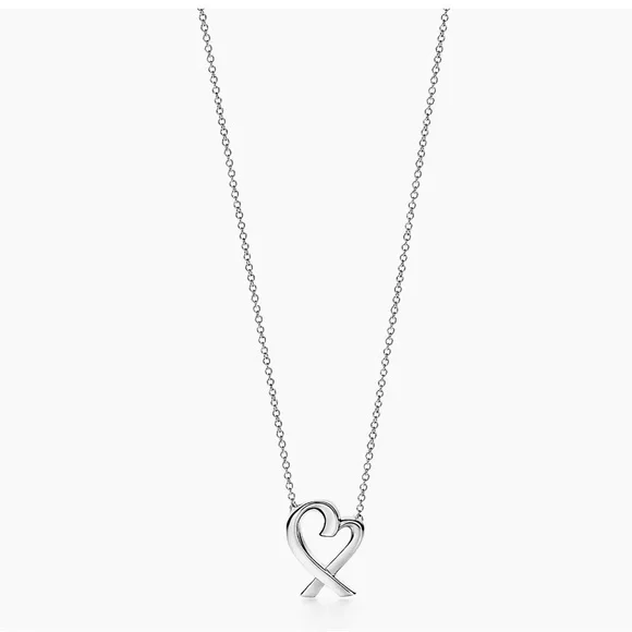 HP! ๐๐ Tiffany & Co. Paloma Picasso Loving Heart Pendant in Sterling Silver - Picture 1 of 9